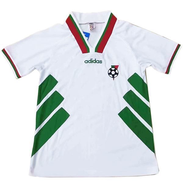 Bulgaria maglia da calcio vintage retrò della partita da uomo, prima maglia da calcio sportiva bianca 1994
